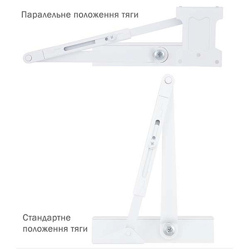 Доводчик RYOBI D-1200P(U) UNIV до 80кг Белый - Фото №5