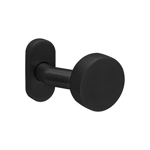 Ручки на розеті ABARO Lido FF фіксована-фіксована чорний - Фото №3