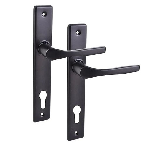 Комплект замка (руч.Nati 90 + JANIA PZ) (BS20*90мм) чорний - Фото №2
