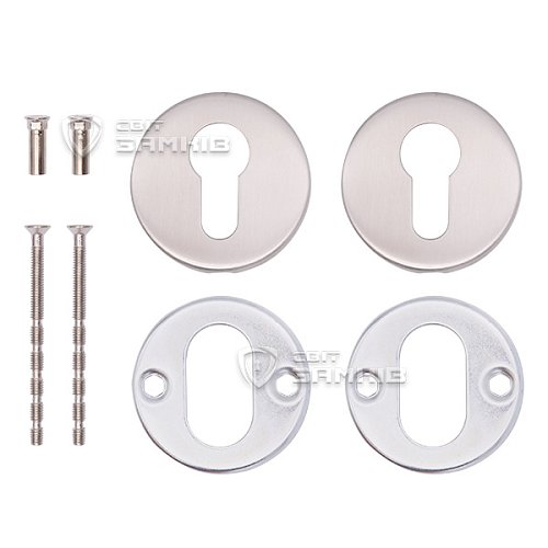 Накладки на серцевину SHERLOCK RR-101 нержавіюча сталь матова - Фото №3