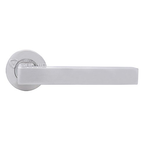 Ручки на розетте SHERLOCK SH 1033 нержавеющая сталь матовая - Фото №4