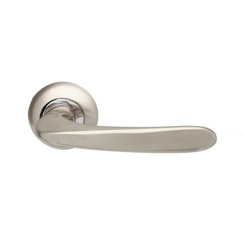 Ручки на розеті ARMADILLO Pava (BK6-1-ET-1) SN/CP матовий нікель/хром - Фото №2