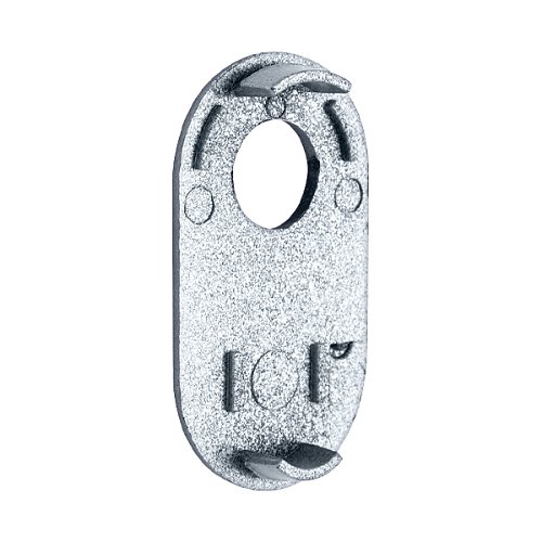 Щиток DISEC A2427 овальный хром матовый - Фото №4