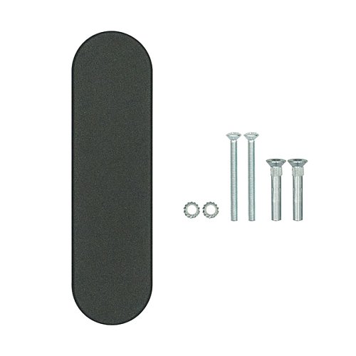 Планка для врізної антипаніки MARVON SP36 глуха чорна матова - Фото №4