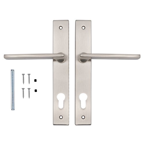 Ручки на планці OZEN Helen AL200-PH 85 мм натискна-натискна сатин - Фото №2