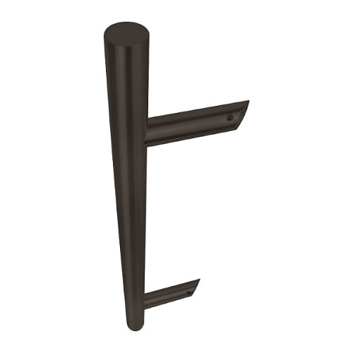 Ручки скоби ABARO Bali 45° L:600 X:400 D:32mm SS 304 сіро-коричневий RAL 8019 - Фото №2