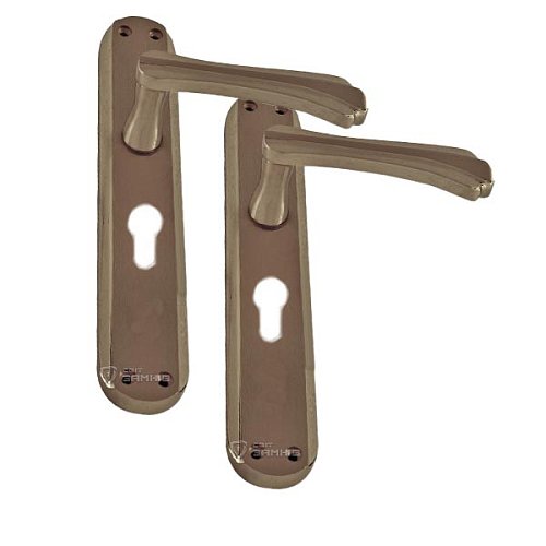 Ручки на планке Yonca YALE 55 античная обработка - Фото №1