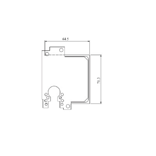 Механизм нуклео SECUREMME 25CX под цилиндр правый - Фото №3