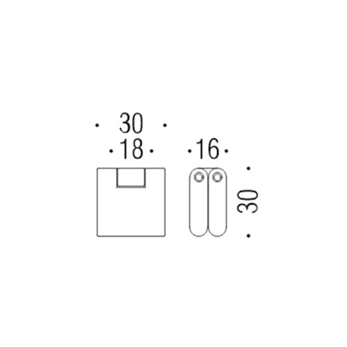 Ручка мебельная COLOMBO Design Formae F511 18 мм матовый хром - Фото №5