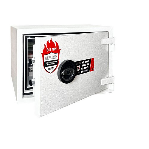 Сейф вогнестійкий GRIFFON FRS.32.E WHITE - Фото №2
