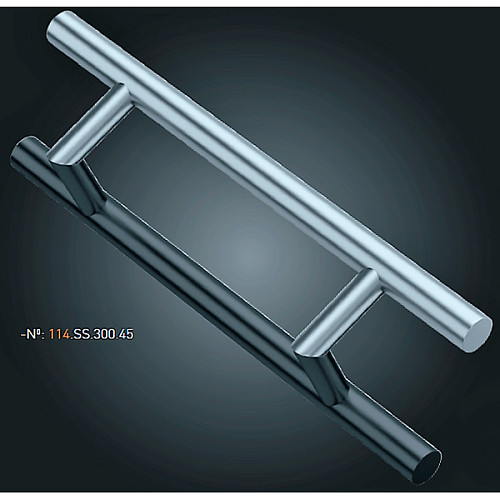 Ручки скобы MEDOS SS 1400/1200.45 (комплект) нержавеющая сталь - Фото №5