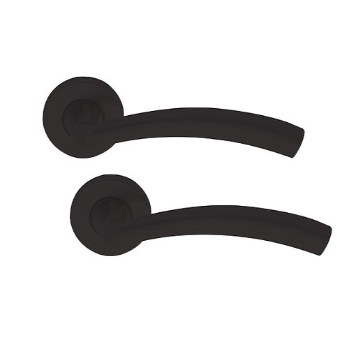 Ручки на розеті ILAVIO 306 (1055-1112) чорний - Фото №1