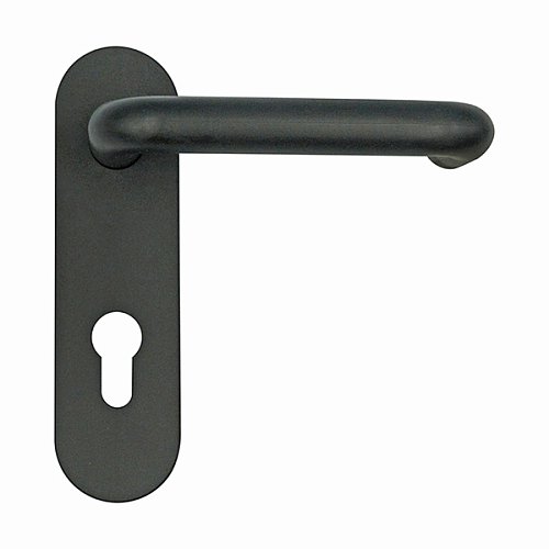 Ручка на планке для врезной антипаники MARVON SP11 нажимная 72 мм черная матовая - Фото №2