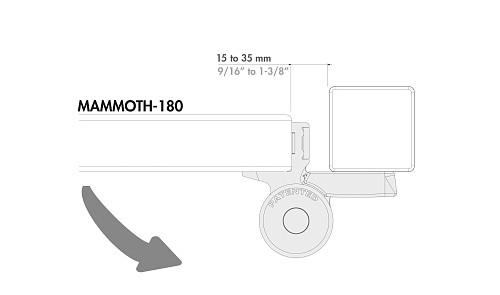 Дотягувач-петля для хвіртки LOCINOX Mammoth180 сірий - Фото №12