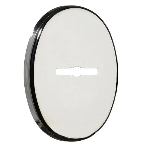 Накладка сувальдна AZZI FAUSTO MDM/85X70/CL овальна широка хром полірований - Фото №1