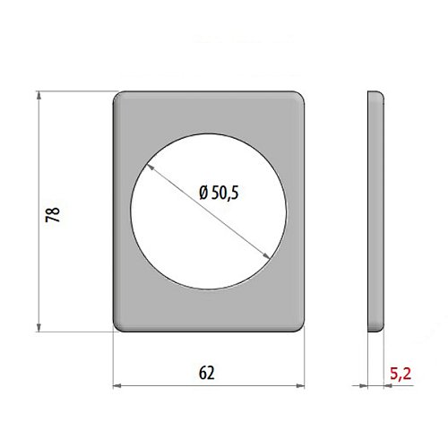 Протектор AZZI FAUSTO Antitubo SB 25 мм ME50/TEKNO/CL прямокутний хром полірований - Фото №10