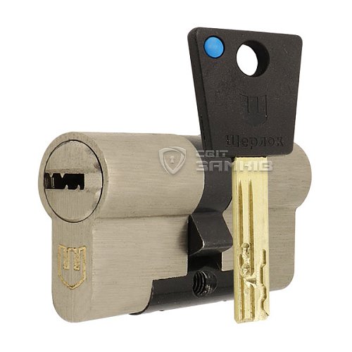 Цилиндр SHERLOCK HK 120 (60*60) никель сатин - Фото №1
