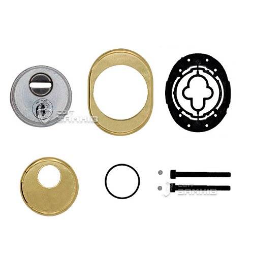 Протектор AZZI FAUSTO Antitubo SB 25 мм ME50/O овальний стандарт латунь полірована - Фото №4