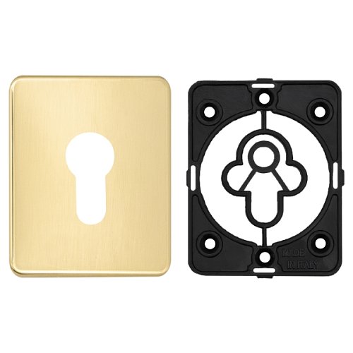 Накладка на серцевину AZZI FAUSTO MY/TEKNO/O прямокутна латунь полірована - Фото №3