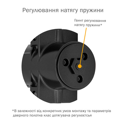 Дотягувач RYOBI DS-4550P BC/DA PRL HO з фіксацією до 200кг Чорний - Фото №6