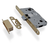 Механизм замка APECS 5300(UA) WC (BS50*90мм) металл.язычок AB античная бронза