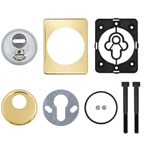 Протектор AZZI FAUSTO Antitubo SB 25 мм ME50/TEKNO/O прямокутний латунь полірована - Фото №7