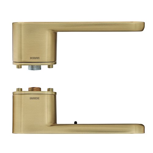 Ручки на розетте GAVROCHE GRclick сатиновое золото/черный - Фото №5