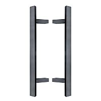 Ручки скобы ABARO Sydney 45° L: 400 X: 200 W: 40*20mm SS 304 антрацит RAL 7016 (комплект)