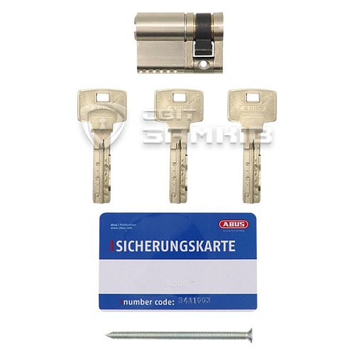 Цилиндр половинка ABUS Bravus 3500 MX Magnet (модульный) 50 (40*10) никель сатин 3 ключа - Фото №8
