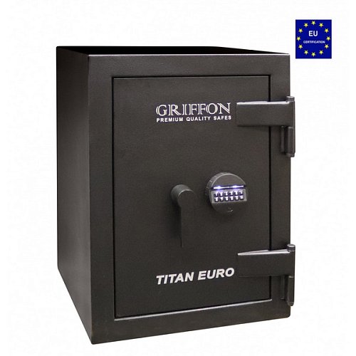 Сейф огневзломостойкий GRIFFON CLE II.68.E MAX BLACK - Фото №1
