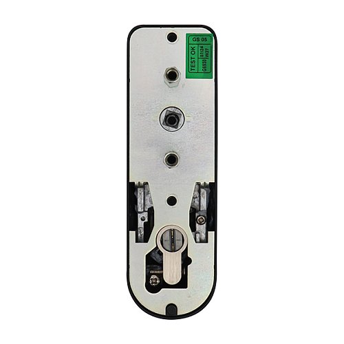 Ручка на планке CISA 07078.68 наружная с цилиндром для накладной антипаники черный - Фото №6