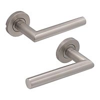 Ручки на розеті CISA PL Angle кругла розета 07070.71 нержавіюча сталь