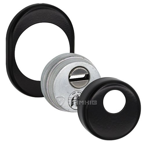 Протектор AZZI FAUSTO Antitubo SB 25 мм ME50/NO овальний стандарт чорний матовий - Фото №2