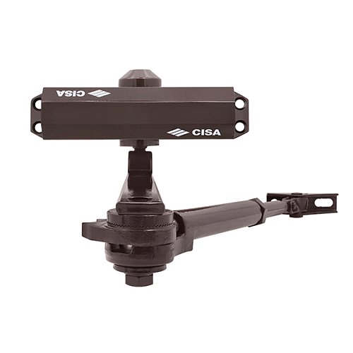 Дотягувач CISA 60471.03.0.88 STD HO з фіксацією до 80 кг коричневий - Фото №2