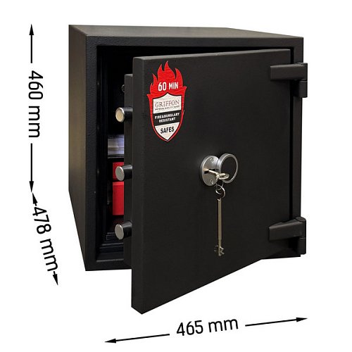 Сейф вогнестійкий GRIFFON FRS.45.K BLACK - Фото №9