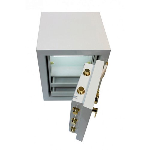 Сейф вогнезламостійкий GRIFFON CLE II.68.E WHITE GOLD - Фото №7
