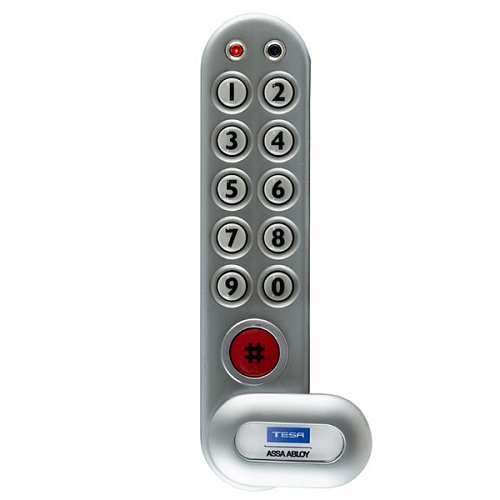Мебельный замок TESA Code 1000 Univ электронный кодовый серый - Фото №8