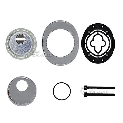 Протектор AZZI FAUSTO F23 ANT з юбкою 25 мм 85х70 хром - Фото №4