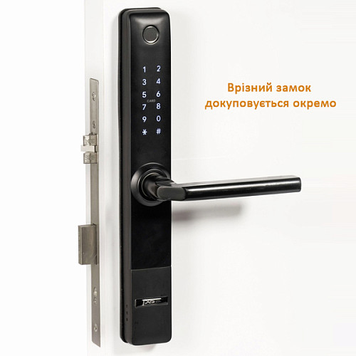 Розумний замок PES Bigl накладний чорний - Фото №13