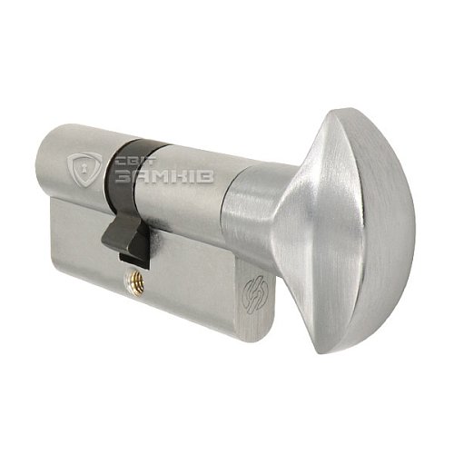 Циліндр SECUREMME K2 80T (35*45T) хром матовий - Фото №2