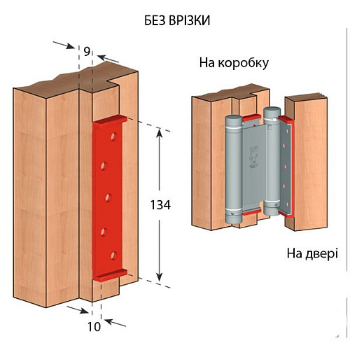 Петля барная с тормозом ALDEGHI LUIGI 101AB125B 125 мм AB бронза - Фото №11