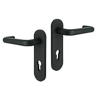 Ручки протипожежні MARVON SP1 натискна-натискна чорний матовий