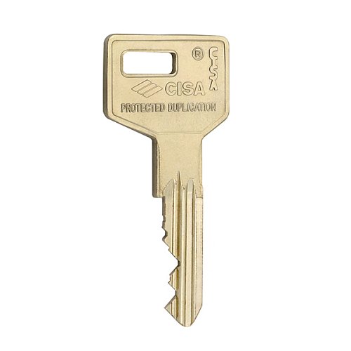 Циліндр половинка CISA C3000 40 (30*10) нікель матовий 3 ключі - Фото №12