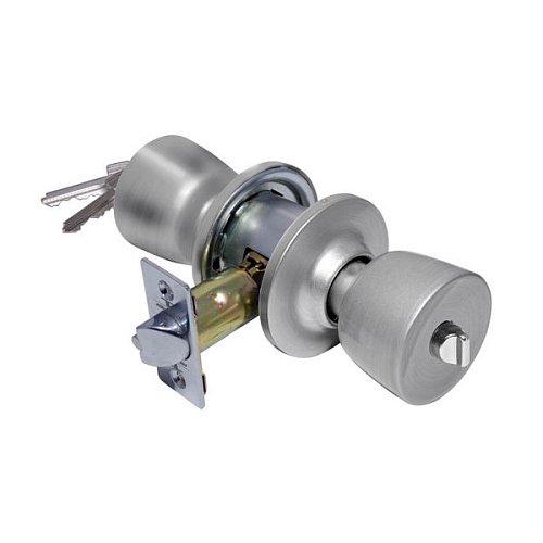 Ручки-защелка TESA TULIP 3500U0 (BS60/70мм) никель сатин - Фото №1