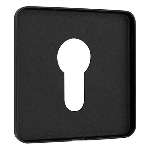 Накладка на серцевину AZZI FAUSTO MY/QSLIM/NO квадратна чорний матовий - Фото №2