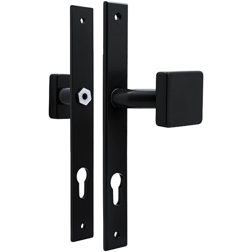 Ручки на планці ABARO Monaco FF фіксована-фіксована чорний - Фото №3