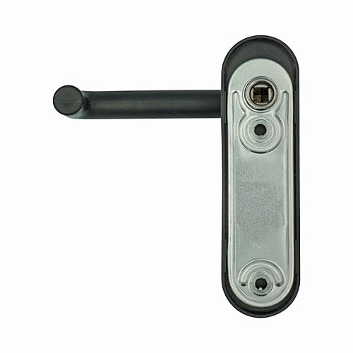 Ручки противопожарные MARVON SP3 нажимная-нажимная глухая черный матовый - Фото №5