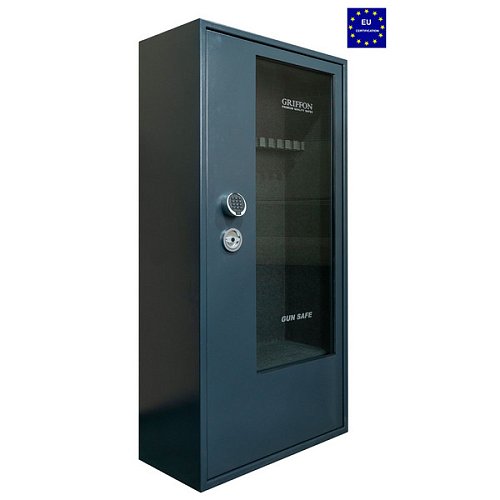 Сейф для зброї GRIFFON GG.840.E EM DARK GREY - Фото №1