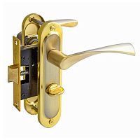 Замок врезной HI-Luke BKP04-H39 (45*50) WC SN/GP