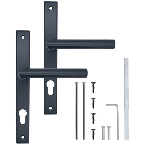 Ручки на планці ABARO Monaco MM антрацит - Фото №6